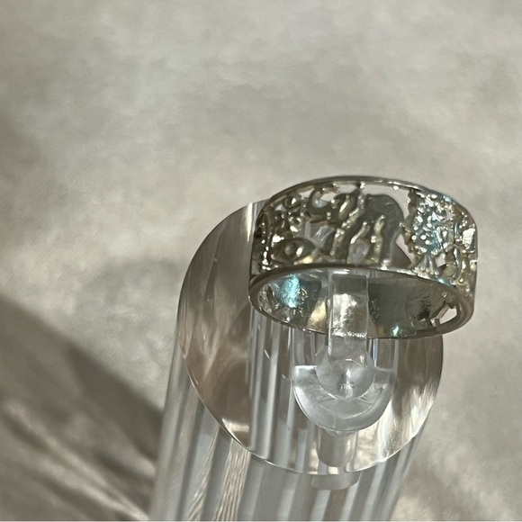 Sterling Silver 925 Good Luck Lucky‎ Charms Luck Symbol Ring Size 6.5 - Picture 16 of 16